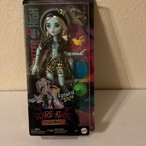Mattel Scare-adise Island Doll with Leopard Outfit
